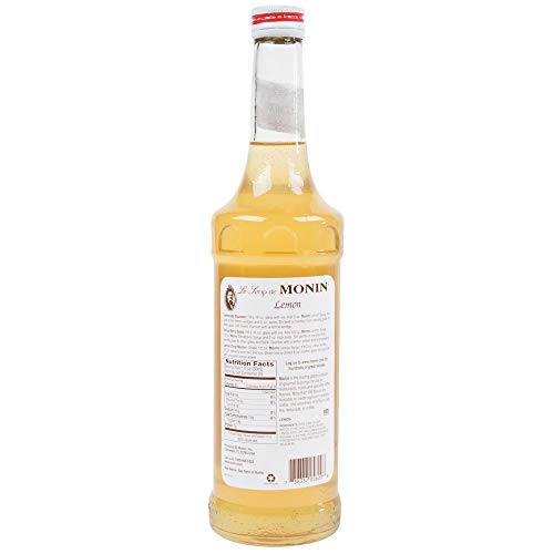 Monin Lemon Syrup 750Ml (25.4Oz) #TOP1