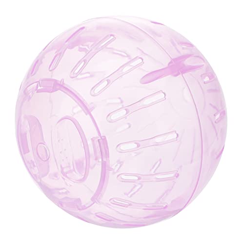 VANZACK 10cm Hamster Exercise Ball - Transparent Running Ball for Small Pets Like Hamsters and Guinea Pigs Fun Activity Toy to Reduce Boredom and Promote Exercise Random Color