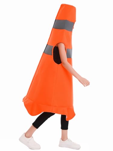 Disfraz de Cono de Construcción para Niños Talla S miniatura 2