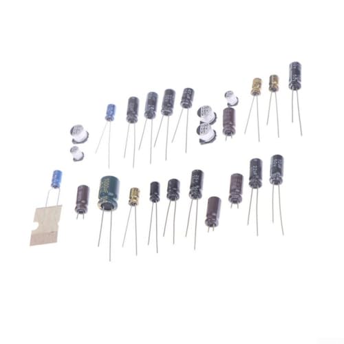 Juego de 25 condensadores para GameGear para componentes de reparación de placa base GG para un mantenimiento confiable del dispositivo