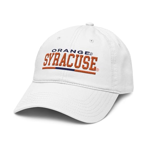 Gorra blanca ajustable varsity Syracuse Orange miniatura 1