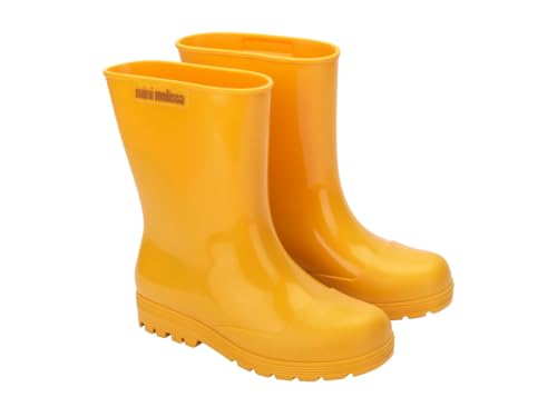 mini melissa Welly Kids Boot for Kids, Yellow, 12