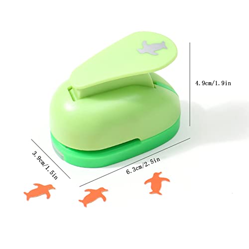 AWYY 3 Pezzi Punzone per Carta con Motivi, Carta