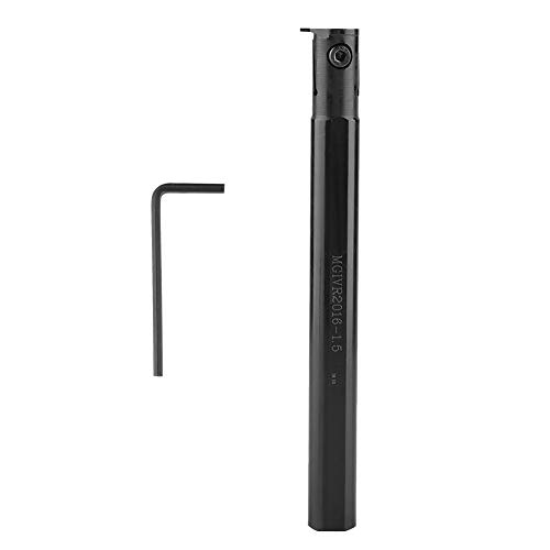 MGIVR2016 1.5 Lathe Groo Tool Holder, Turning Tool Holder Set for MGMN150, 16mm Shank Diameter with Wrench, Grip Strength for Ca