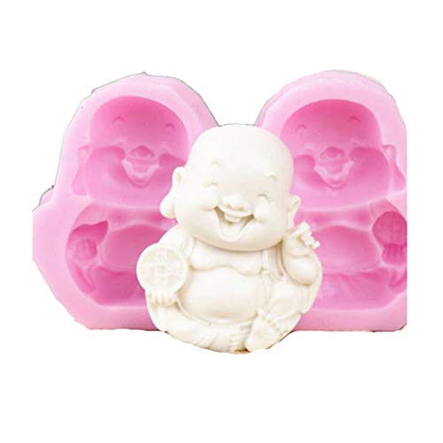Eleusine Rosa Silikonform 3D Maitreya Form Kuchenform Fondant Mold Schokoladenform Plätzchenform Ausstechform Keksform Handgemachte Seifenform Cover