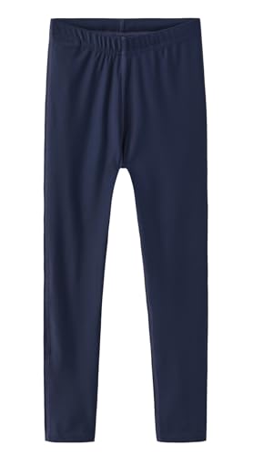 Dovio UPF 50+ Kids Swim Pants, Girls Boys Swimming Leggings UV Protection Long Elastic Beach Surfing (Navy, 12)