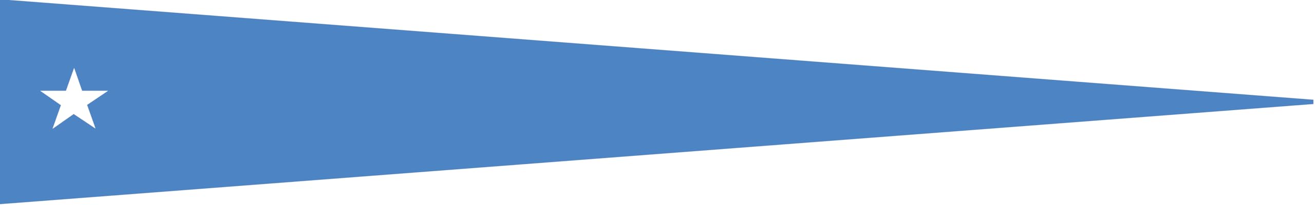 Somalia Wimpel – Nationalflaggen-Wimpel in Hellblau und Weiß Ultra-Schiffsflaggentuch / 280x40cm