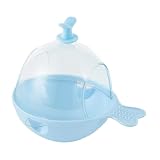 Baoblaze Vogelbad für Käfig, hängende Badebox, Heimtierbedarf, tragbares Vogelkäfigzubehör, Papageienbadewanne für Wellensittiche, Kanariensittiche, Blau