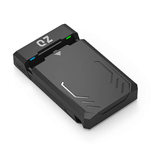 QZ 3.5 inch USB 3.1 SATA Hard Disk External Enclosure Case for 3.5/2.5 inch Black