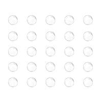 QUARKZMAN 250Stk Glas Kugel Kochende Steine 6mm Soda Lime Glas Perlen für Flasche Schütteln Mischen Klar