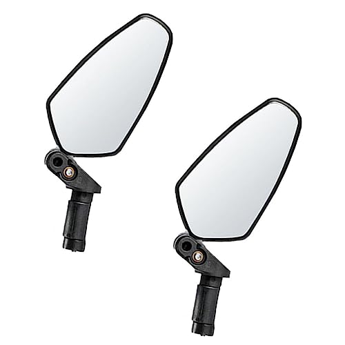 GRIRIW 2Pcs Mountain Cycling Handlebar Rearview Mirror Rotatable Versatile Reflector for Enhanced Safety for Commuters and Road Cyclists