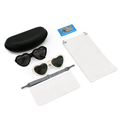 Olreco 2 Pack Baby Sunglasses Polarized Flexible Toddler Sunglasses with Strap Infant Sunglass for Baby Girl Boy 0-24 Months3