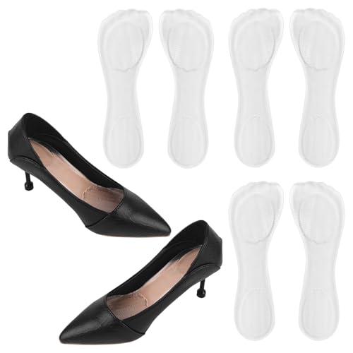 Framendino 6 Pack plantillas de gel transparentes para tacones miniatura 1