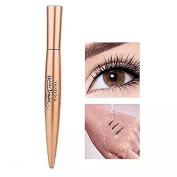 48H Black Waterproof Liquid Eyeliner Makeup Beauty Cosmetics Long-lasting Eye Liner Pencil Makeup Tools for eyes Matte Finish Water Resistant Liquid Eyeliner Pen