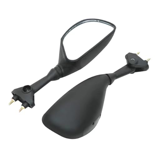 Rétroviseur de moto pour Ninja ZX-6R 2004 | Rétroviseurs latéraux noirs 2 pièces