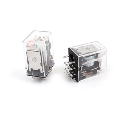Relé de potencia HH54PL AC 110V de 14 pines 4PDT con indicador LED pack de 10 unidades