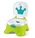  HBRE Orinal Infantil Orinal de Aprendizaje Bebé,Orinal Interactivo Antideslizante HigiéNico FáCil de Limpiar,Adecuado para Bebé De 1-6 AñOs,Green