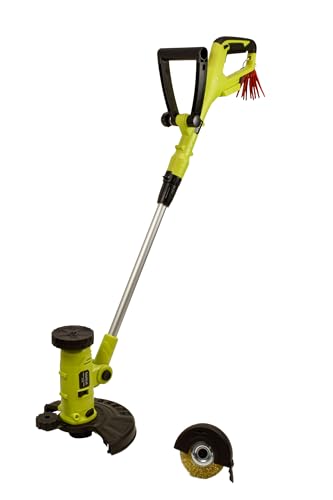 Baricus 2in1 Fugenreiniger & Rasentrimmer - Garten-Multitool mit 2 Wechselköpfen - Vielseitig & Leistungsstark - B-Ware (Ohne: Akku & Ladegerät)