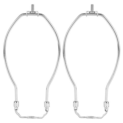 2 Pieces Lamp Harps 9 Inch Heavy Duty Lamp Shape Adapter Detachable Lamp Base Harp