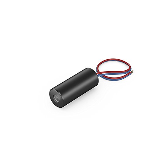 Punktlaser, rot, 650 nm, 0.4 mW, 3 V DC, Ø5x12 mm, Laserklasse 1, Fokus fixed (100mm), Kabellänge 100 mm - 70120240