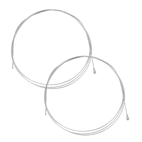 BESTonZON 2pcs Stainless Steel Bike Brake Cable Durable Inner Core for Mountain Road Bikes Mud and Resistant and Outdoor Cycling
