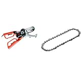  Sierra podadora, 550W + Cadena de Repuesto para Alligator GK1000