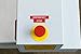 Brady MC-500-595-RD-WT Vinyl B-595 White on Red Label Maker Cartridge, 25' Width x 1/2