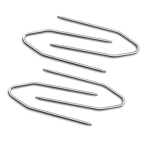 Middrivr 4PCS Car Radio Removal Pry Tool Kit, V-shaped Car Audio Disassembly Tool, Stainless Auto Stereo Release Tools, Universal Radio Removal Key for Most Car CD Audio Frequency Converter (V Shaped)