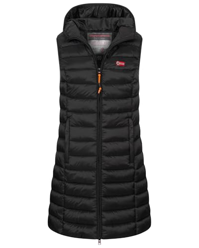 Geographical Norway Damen Stepp weste Kapuze Übergangs Herbst...