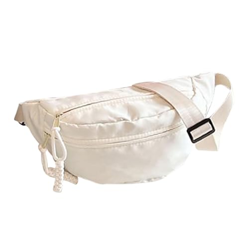 Image of Chest Bag Crossbody Daypack Sport Waist Pack Waist Bag Fashion Crossbody Bag White