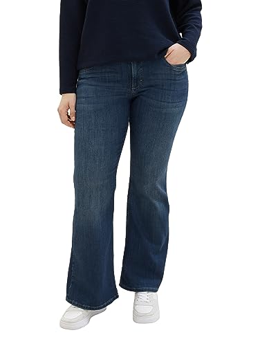 TOM TAILOR Damen 1038856 Kate Narrow Bootcut Jeans, 10113-Clean Mid Stone...