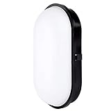 Chestele Außenbeleuchtung von Wänden 20W LED Aussenleuchte, 3000K, 1600lm, IP65-geschützt Wasserdicht Wandlampe, Schwarze - 1 Stück