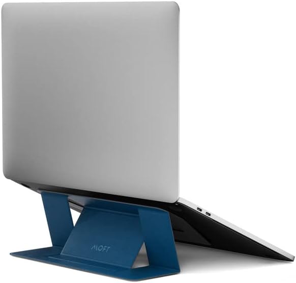 MOFT Invisible Slim Laptop Stand for Desk, Portable and Foldable Laptop Riser with Adjustable Perfect Viewing Angles, Compatible with MacBook Pro Air, Lenovo, Dell, HP, Notebook Holder Up to 15.6"