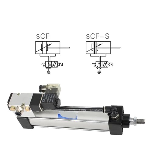 Électrovanne pneumatique SCF50 alésage 50mm et course 1000mm - 3