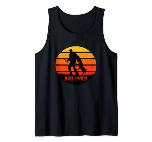 hundesportbekleidung hundeplatz igp ipo schutzhund vintage Tank Top
