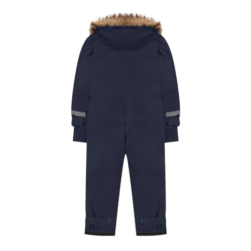 bmkBWO Snow Suit for Kids,Waterproof Windproof Snowsuits One Piece Snowboarding Ski Suits Winter Warm Outdoor Overalls4