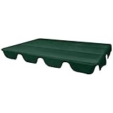 Galapara Ersatzdach Hollywoodschaukel/Gartenschaukel/Schaukelbank Gartenliege, Ersatz Bezug Sonnendach Schaukel Dach, Grün 249x185 cm