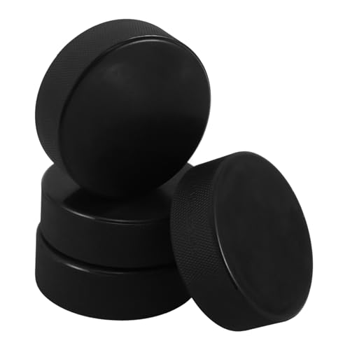 POPETPOP Ice Hockey 4 Pack Reusable Hockey Balls Smooth Surface for Training and Games