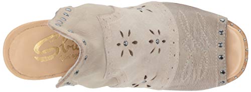 Sbicca Women's Slip-On Heeled Sandal, Stone, 6 #TOP4