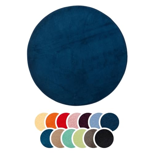 liebling Badteppich, 100% Polyester - Mikrofaser, Serie Santos, Ø 110...