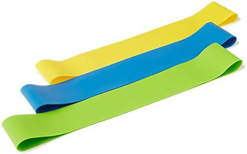 LGYYL Resistance Bands Exercise Bands Fitness Loop Excersize Bands Set Mini Bands Workout Ankle Weights Leg Arms for Stretching Physical Therapy Yoga Cross-Fit and Home Fitness Training for Women&Man