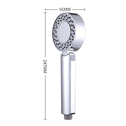 Pommeau de douche haute pression double face 3 modes anti chute de cheveux - 8