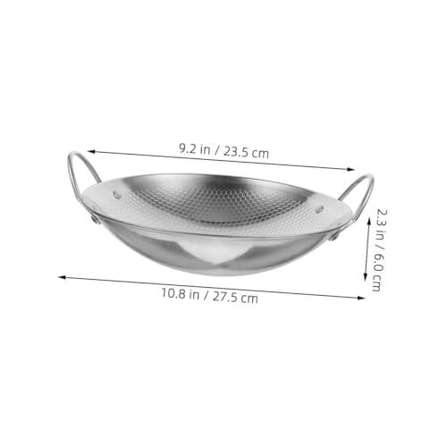 Wok de acero inoxidable MAGICLULU con doble asa miniatura 2
