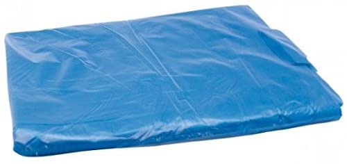 Sumedtec - Capas Desechables Para Tintes en Bolsas de 50 unidades Capas de peluquería Impermeables Delantal de corte de pelo Uso Profesional (Azul)