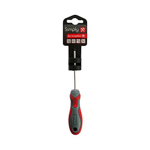 Destornillador con punta Torx Simply Tools TORX06 T6 con mayor resistencia y robustez, agarre extra sobre las cabezas de los tornillos