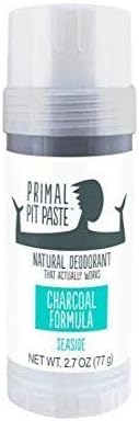 Primal Pit Paste, Charcoal Formula, Seaside, 2.7 ounces