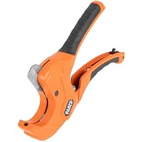 Klein Tools 50063 PVC-Rohrschneider mit Ratsche, schneidet 1-1/4 Zoll I.D. PVC, CPVC, PEX-Rohre, Einhandbedienung, austauschbare Klingen – Ansicht 9