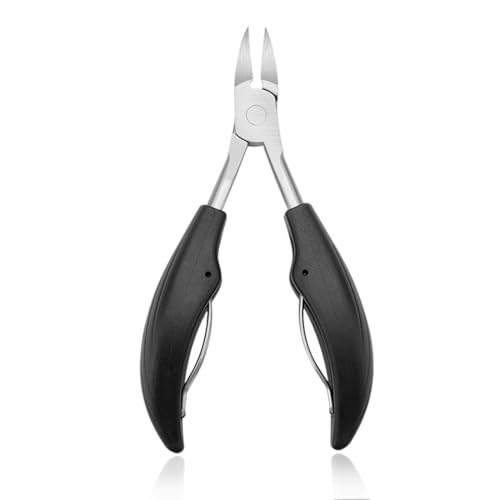 KYLOS Cortaúñas Profesional para Uñas Encarnadas y Gruesas - Alicates de Precisión con Filo Recto de Acero Inoxidable - Podología Casera para Uñas Difíciles con Máximo Control