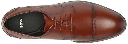 Image of BOSS Men's Tayil Smooth Leather Derby Dress Shoe