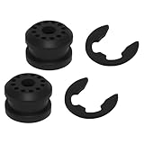 SamWinGear 2PCS Shift Linkage Bushings with 2 E-clips Transfer Case Shifter Control Lever Bushing Grommet Kit Replacement for Dodge Ram 1500 2500 3500 4x4 2002-2010 Replace 68078974AA 68078975AA